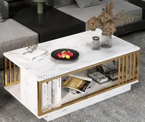 Luxury Faux Marble Center Table