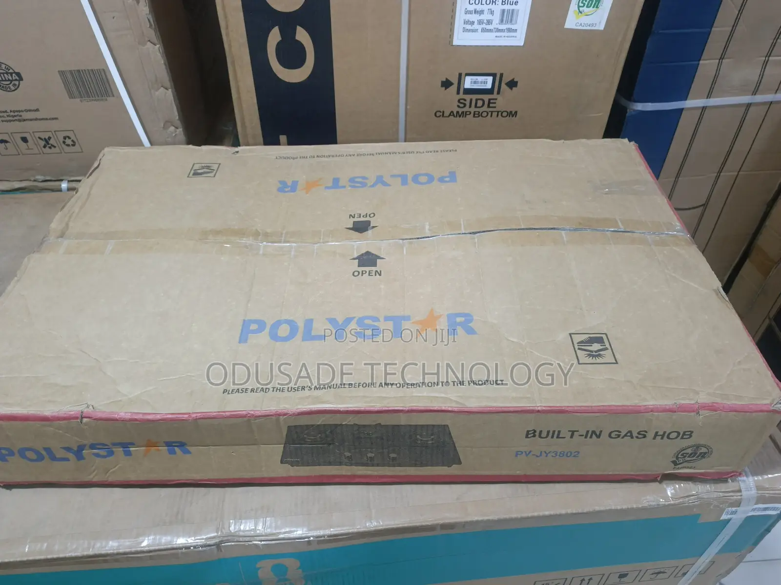 Polystar 3 Burner Tempered Glass Cooker Pv-Jy3802
