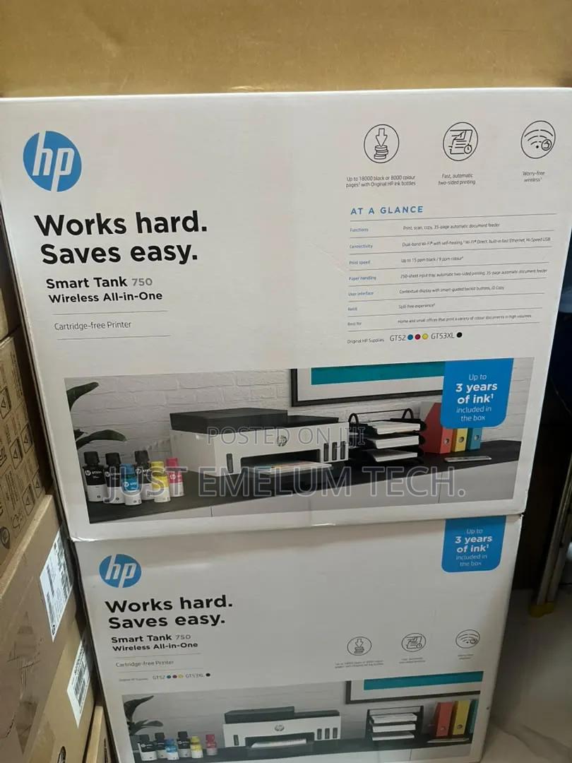 HP All in One Wireless Smart Tank 750