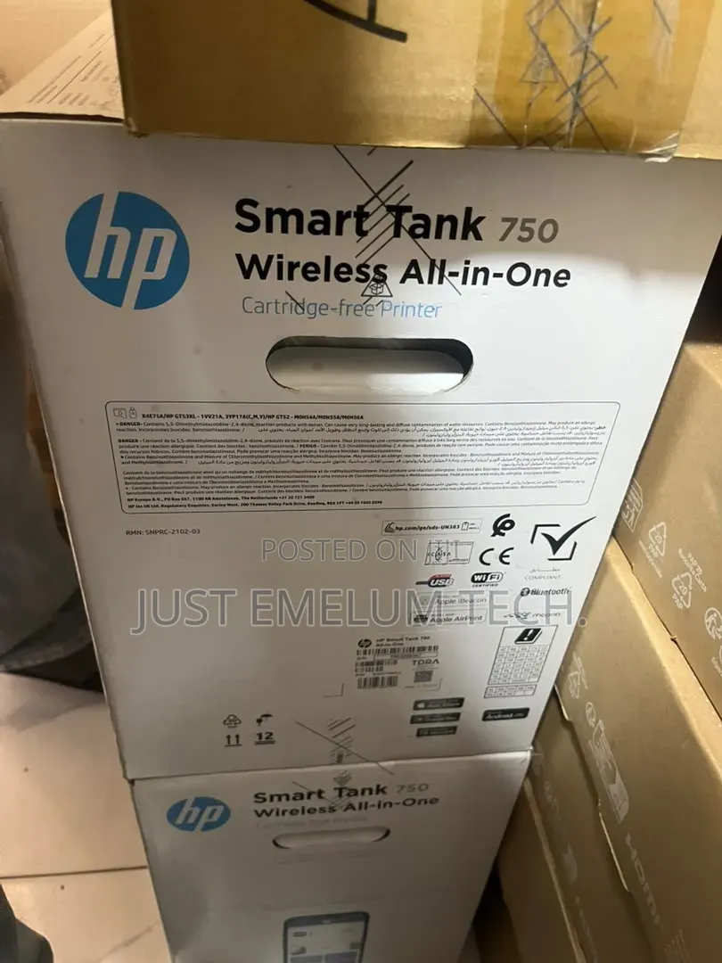 HP All in One Wireless Smart Tank 750