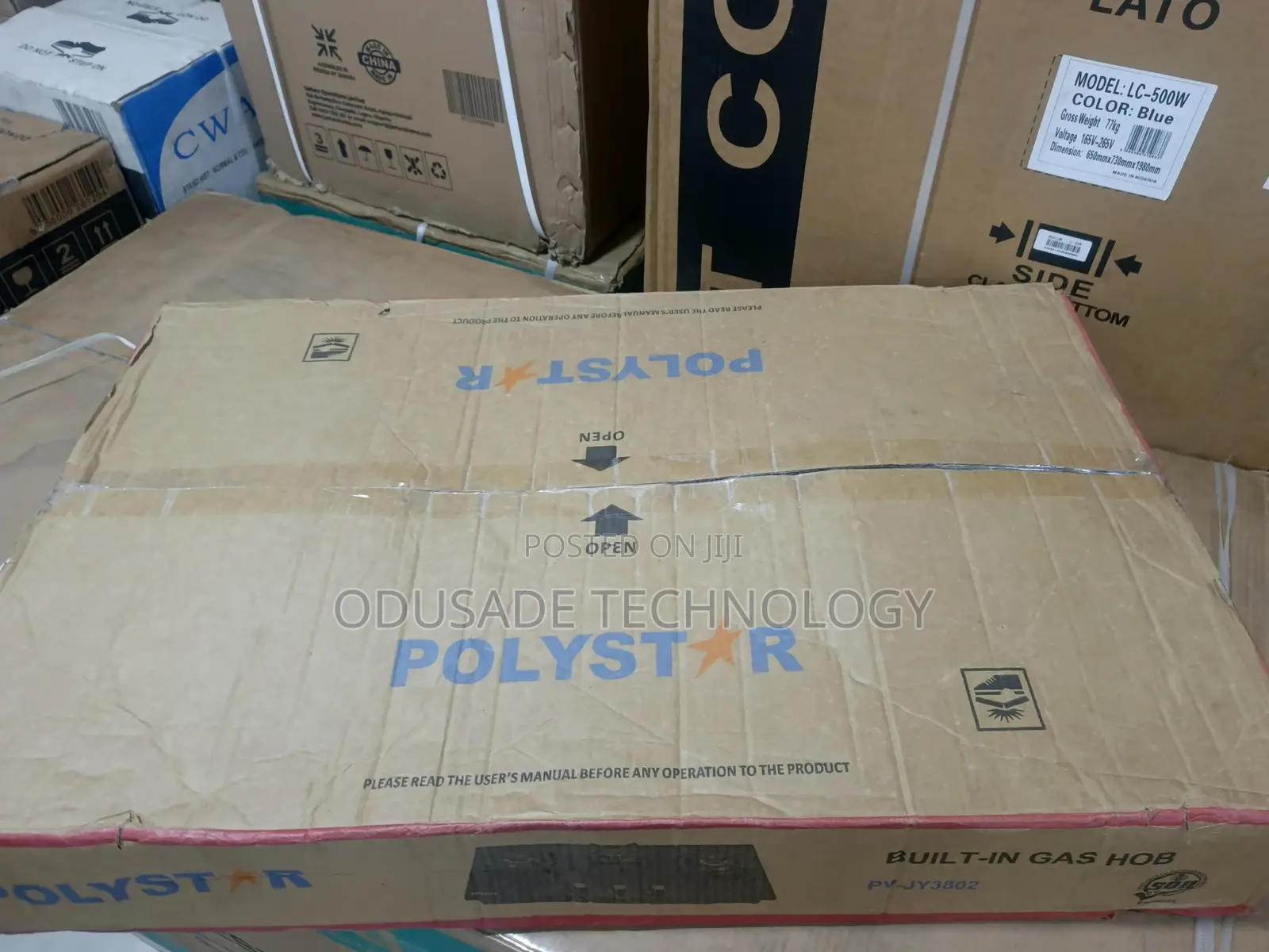 Polystar 3 Burner Glass Top Gas Hob