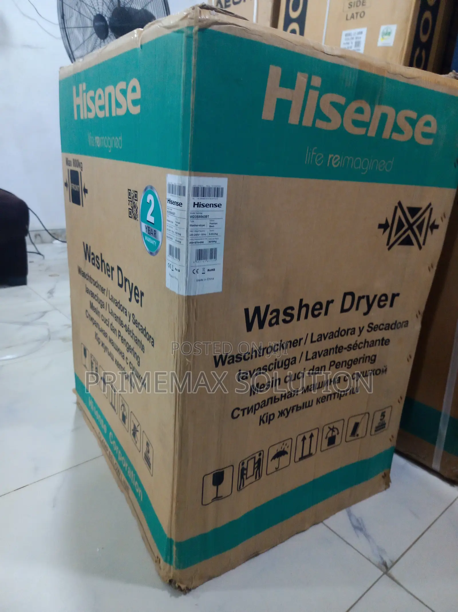 From Load to Fold-Ready: Hisense 8kg Combo Machine