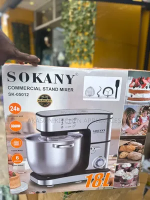 18l Kitchen Master Industrial Sokany Stand Mixer With 24-HRS Work Time