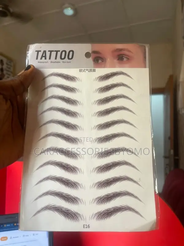 E16 Tattoo Eyebrow Sticker