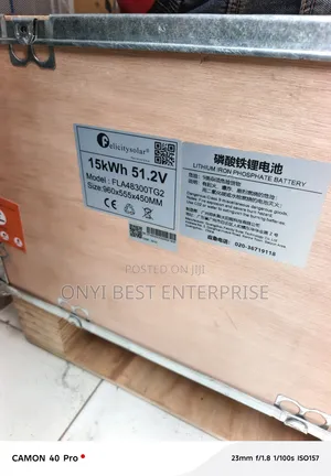 Felicity Lithium Ion Battery 15kwh 51.2V 300AH NEW MODEL