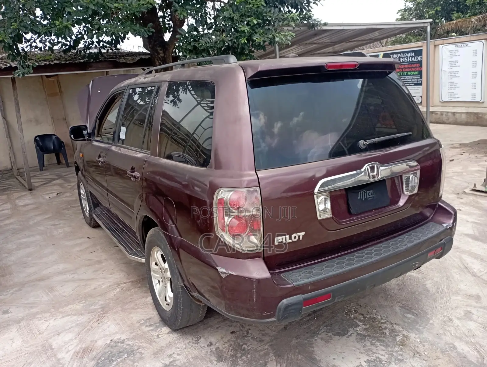 Honda Pilot 2008 Burgandy