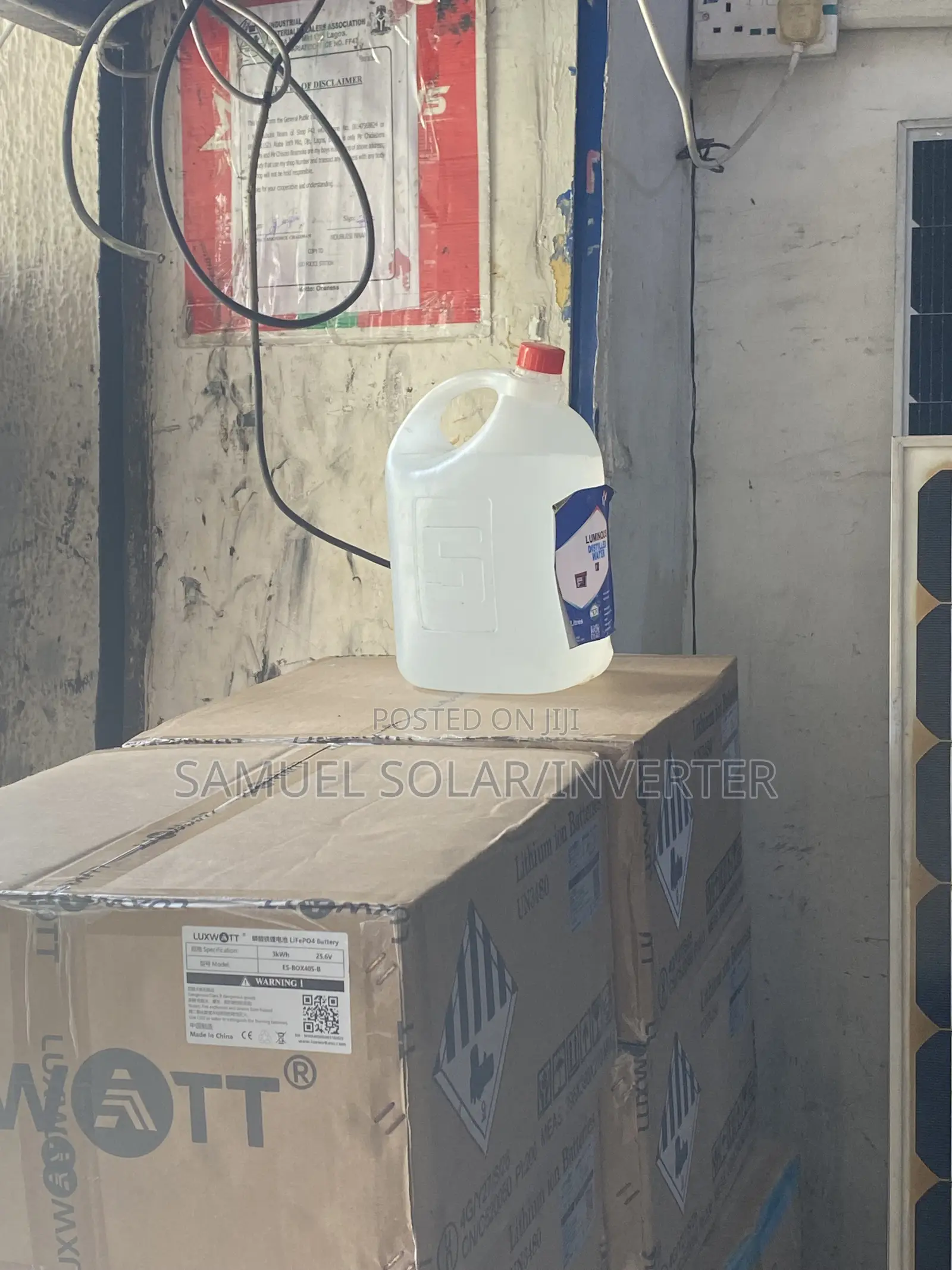 Distilled Solar Water