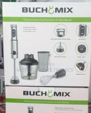 Buchymix 4in1 Multifunction Food Processor W/Turbo Stick Hand Blender