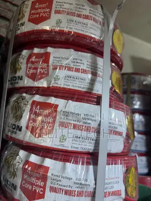 Original 4mm Single Core Lion Wire – 100% Pure Copper (100m Roll)