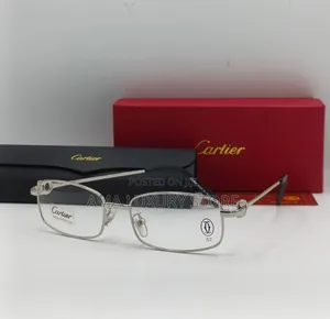 Cartier Luxury Transparent Lense Glasses – Stylish & Premium Quality