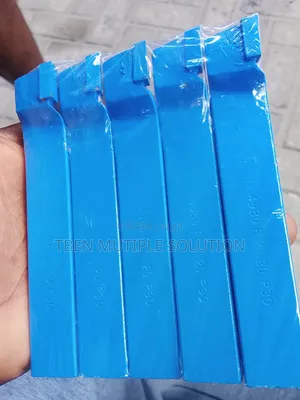 20x20 Blue Carbide-Tipped Lathe Tool Bits or Braze  Turning Tools