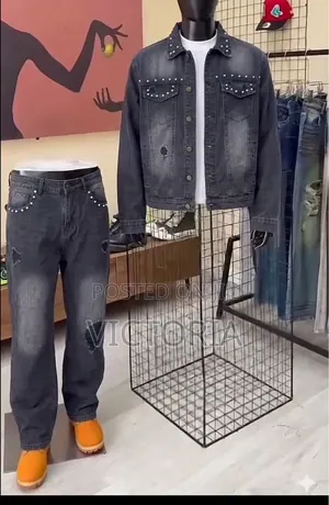 Quality Denim Two-Piece Set