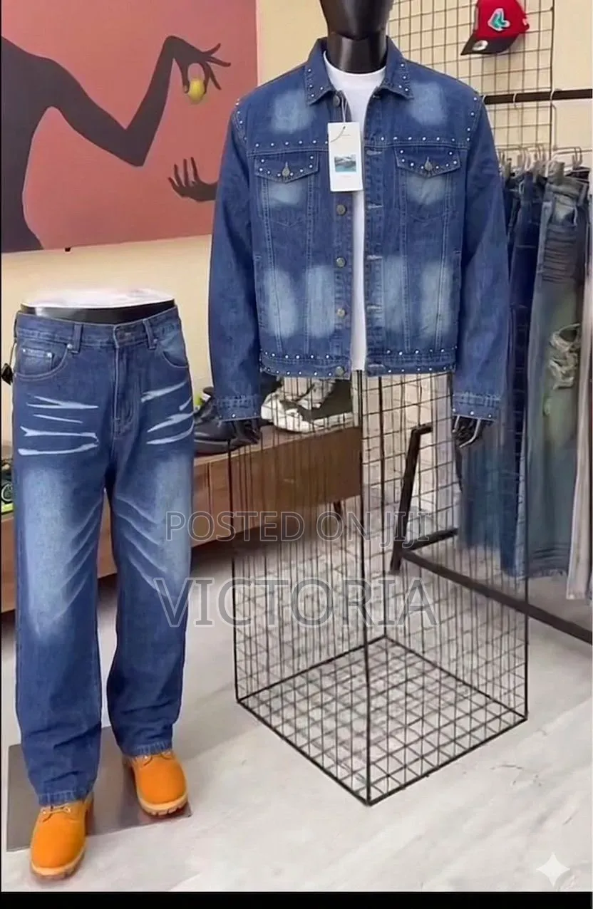 Quality Denim Two-Piece Set