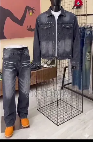 Quality Denim Two-Piece Set