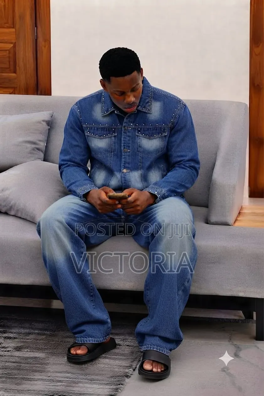Quality Denim Two-Piece Set