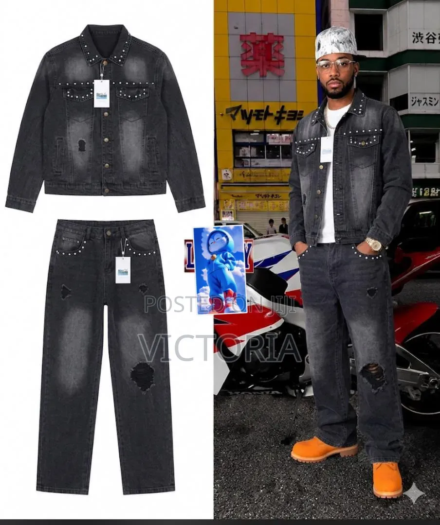 Quality Denim Two-Piece Set