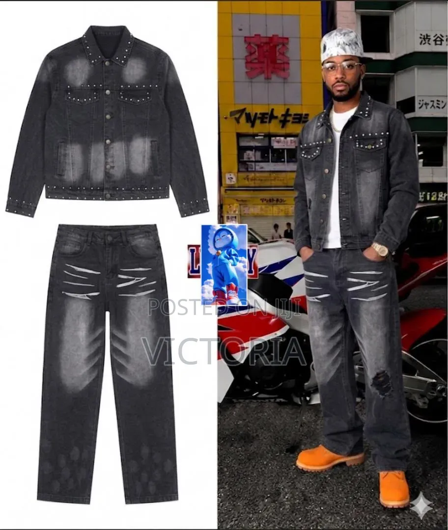 Quality Denim Two-Piece Set