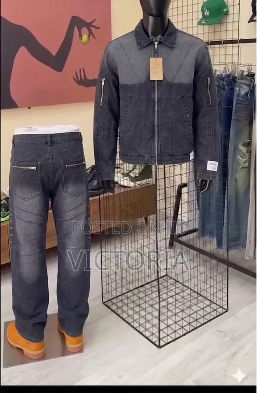 Quality Denim Two-Piece Set