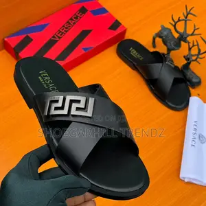 BB and Versace Men Shoe Dressy Palm Slippers