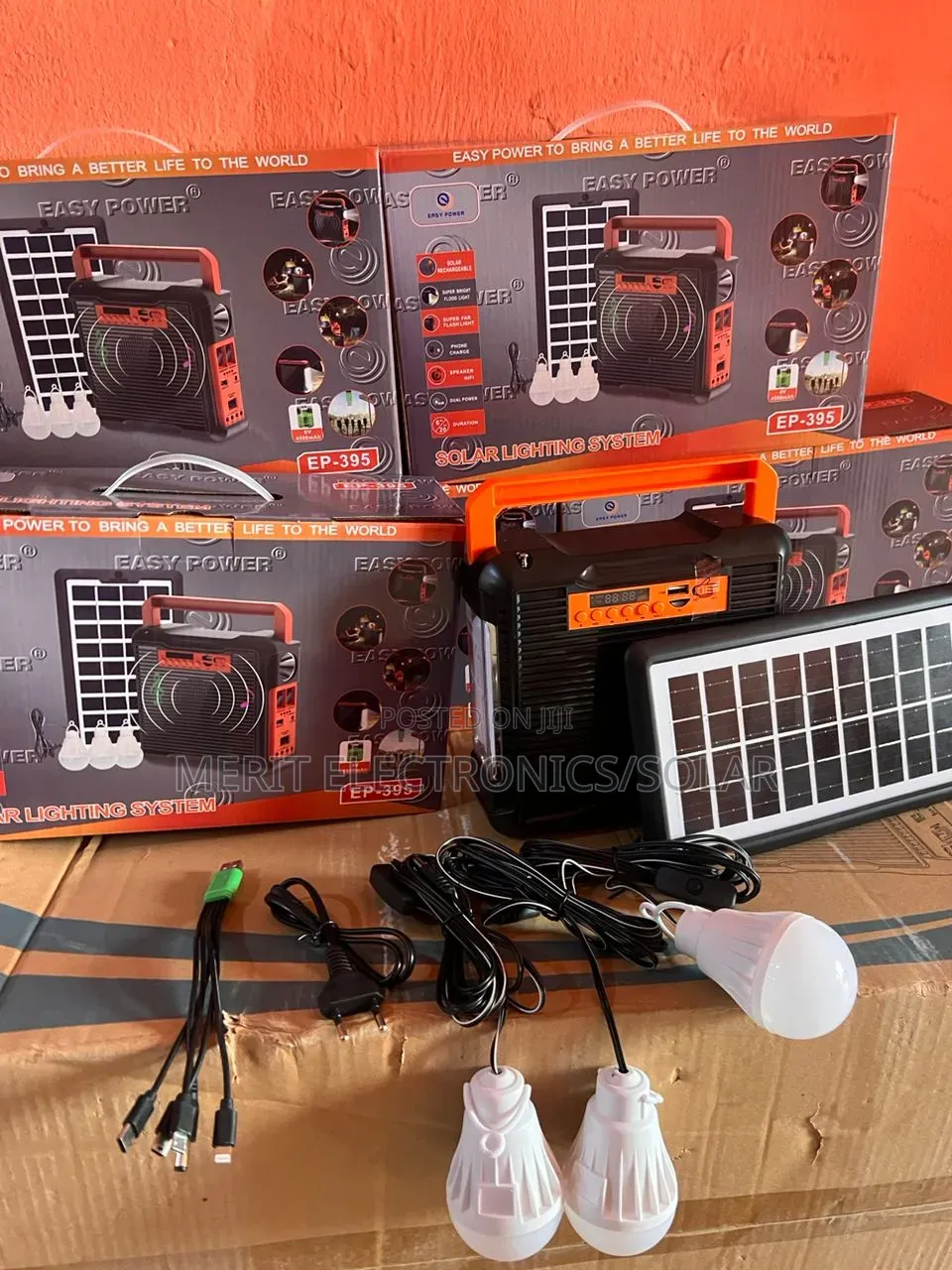 Solar Kit, Bulbs and Panel