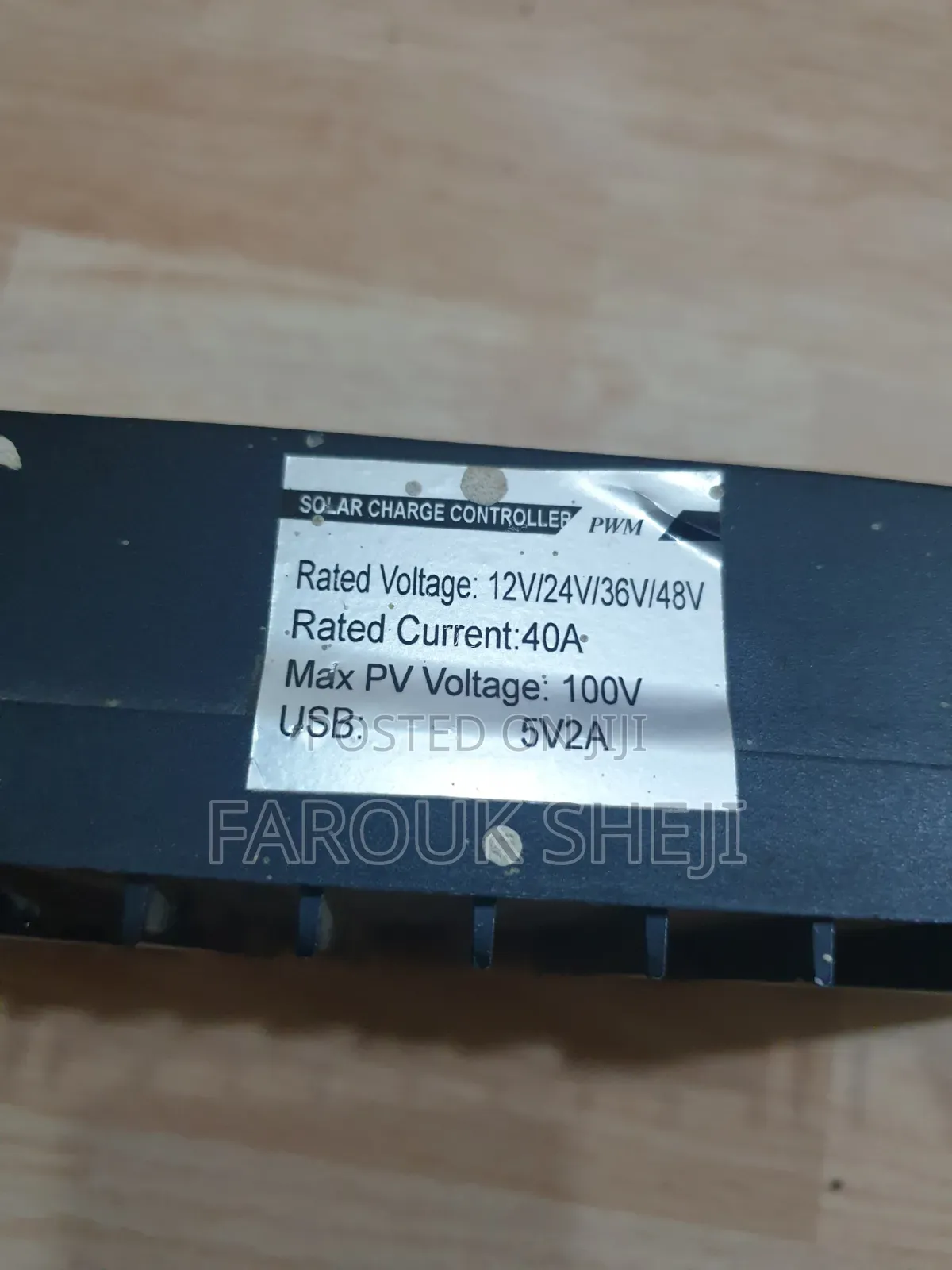 40amps PWM Charge Controller