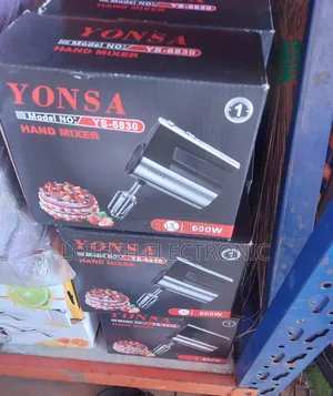 YONSA Hand Mixer YS-6830 ✔ Powerful Motor for Fast Mixing and Whisking
