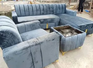 Chesterfield L Shape With Single and Centre Table