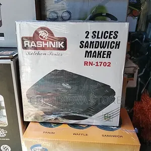 Rashnik Electric 2 Slice Bread Toaster / Sandwich Maker