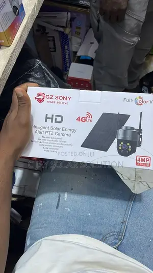 GZ Sony 4MP 4G LTE Solar PTZ Security Camera - Brand New