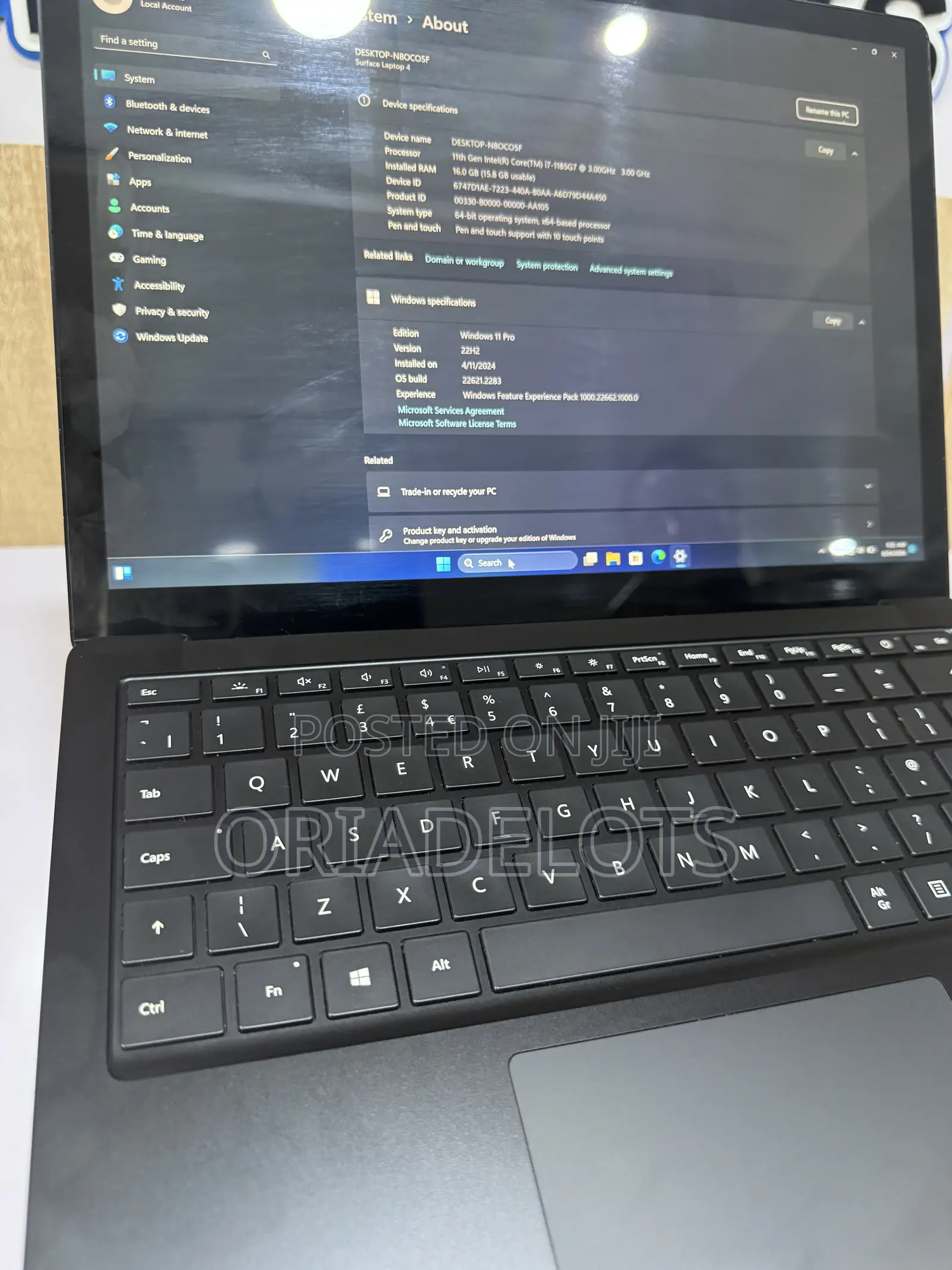 Laptop Microsoft Surface Laptop 4 16GB Intel Core i7 SSD 256GB