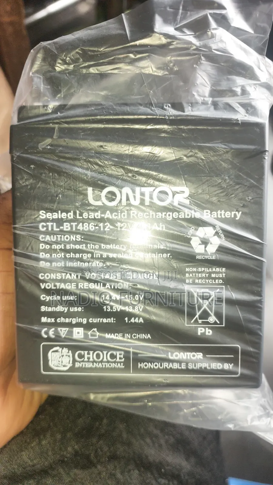 Lontor Rechargeable Battery