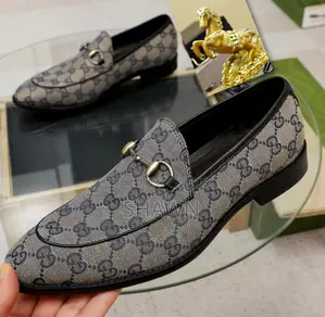 Gucci Print Bit Loafers