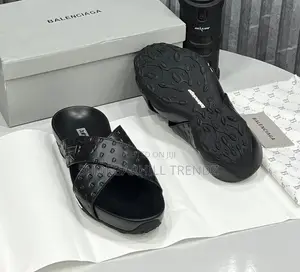 BB Chunky Sole Men Luxury Leather Palm Slippers