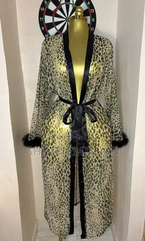 Leopard Print Robe