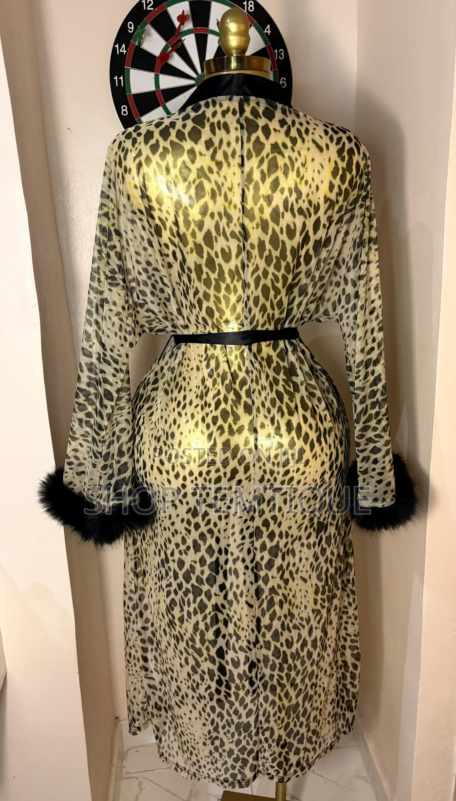 Leopard Print Robe