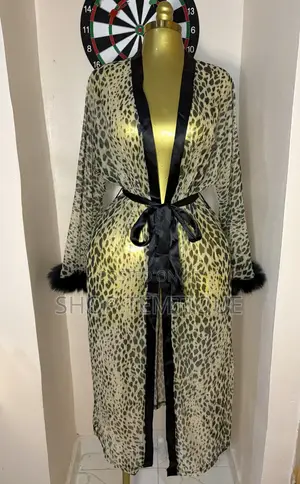 Leopard Print Robe