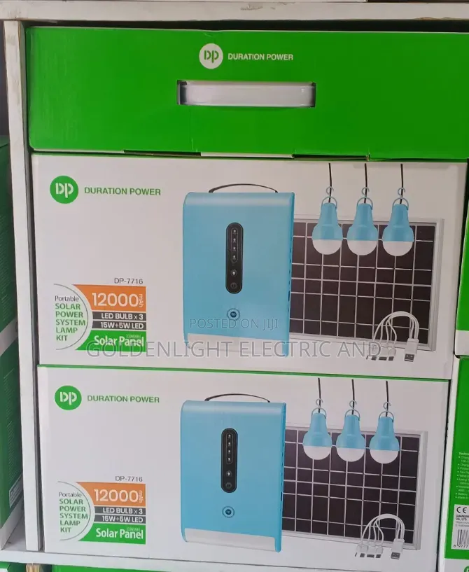 DP-7716 Duration Power Portable Solar Power System