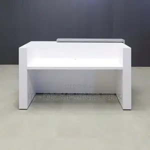 DSK29 Miami Design 6ft Receptionist Desk W/ Ligthing