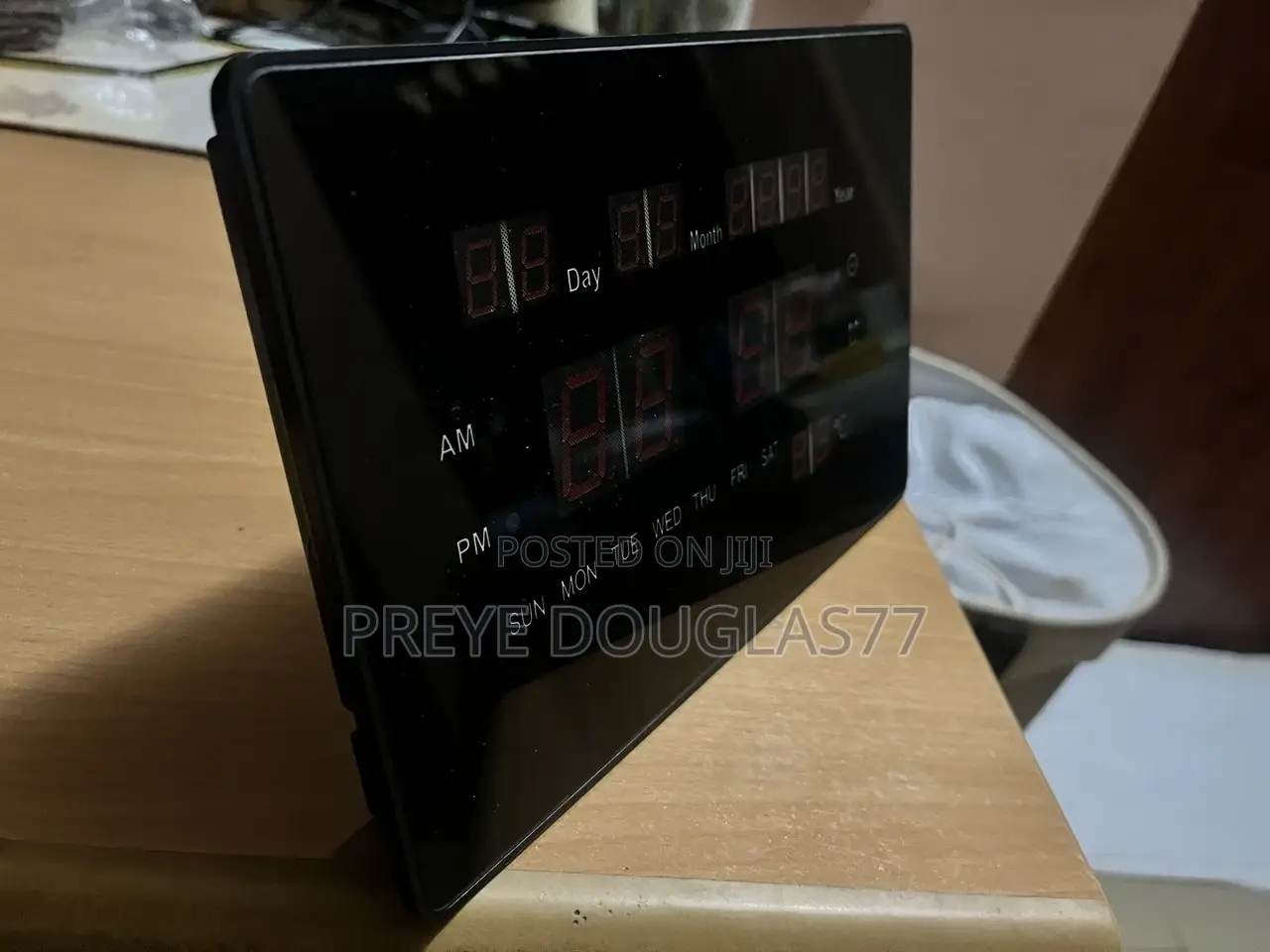 Large LED Digital Wall and Desk Calendar Clock