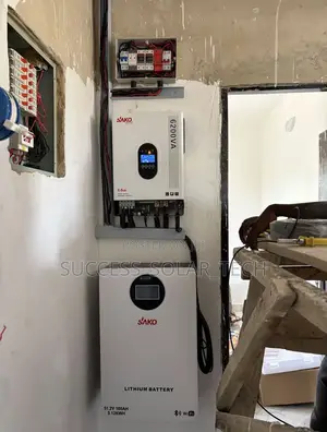 Sako 6.2kva Inverter and 5kwh 48v Lithium Battery