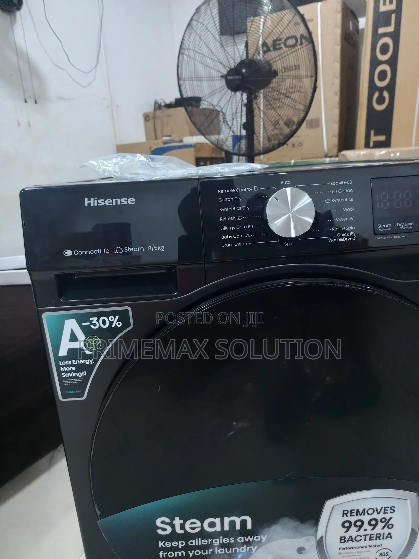 Efficient & Effective: Hisense 8kg Auto Wash & 5kg Dry