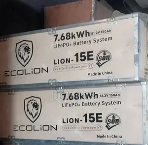 7.68kwh Ecolion Lithium Ion Battery