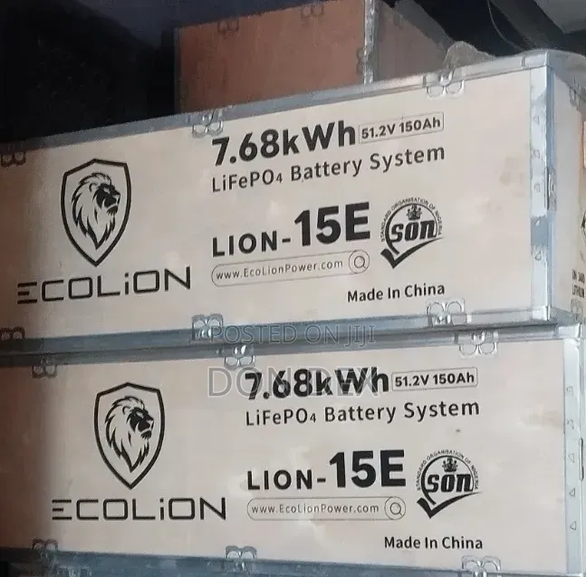 7.68kwh Ecolion Lithium Ion Battery
