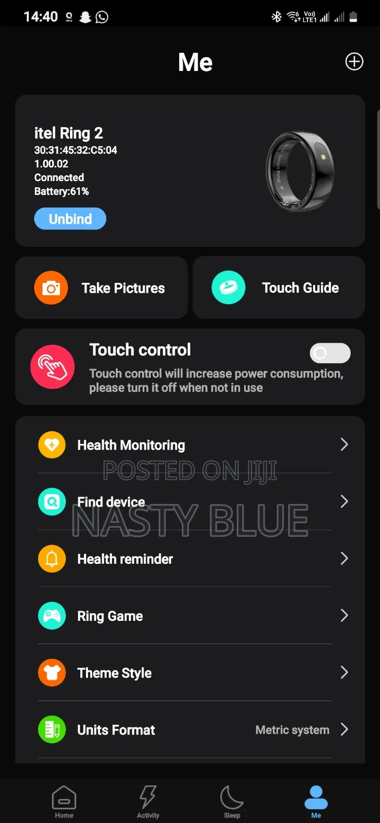 Neatly Used Itel Ring 2