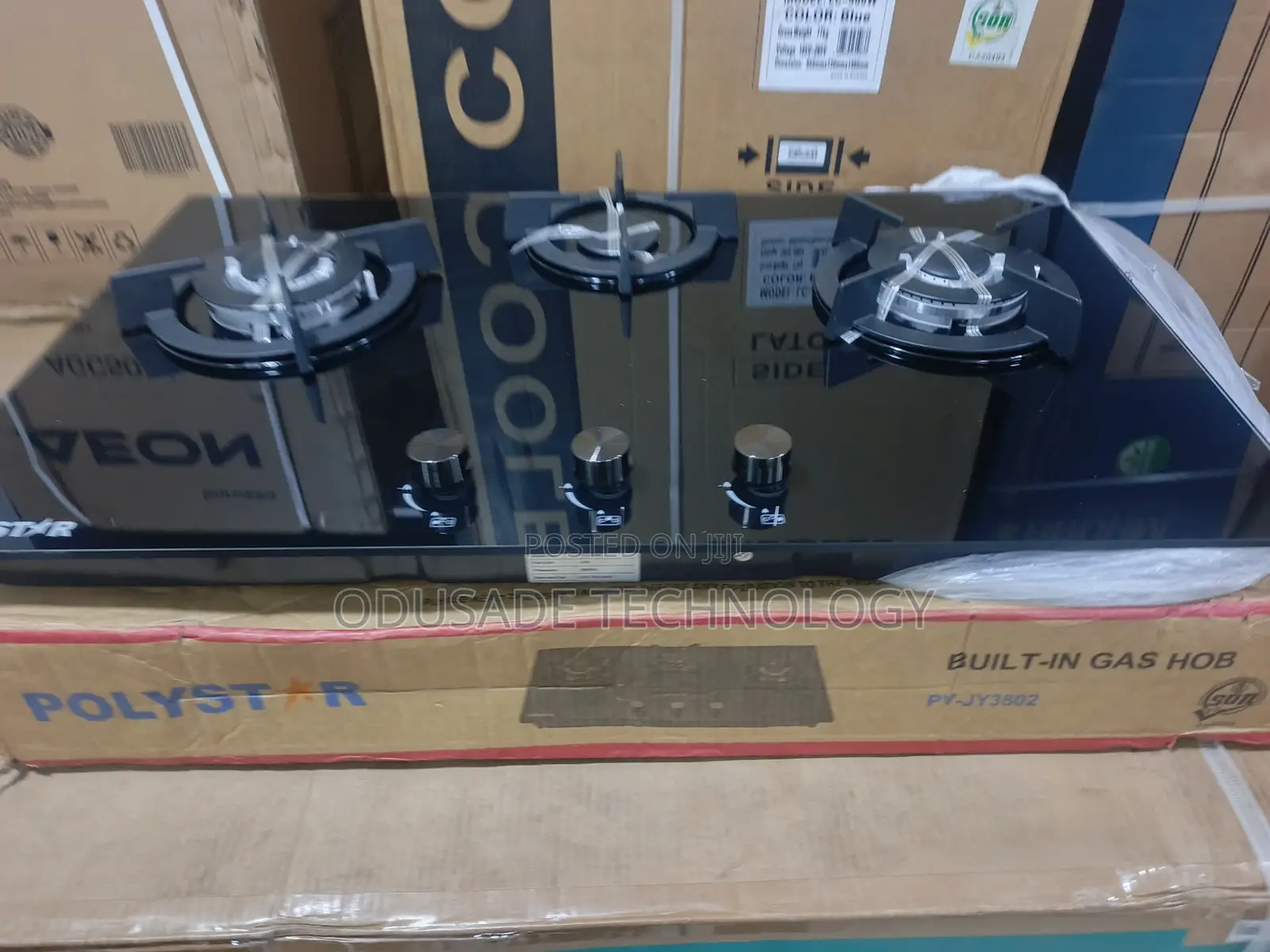 Polystar Beautiful 3 Burner Gas Hob PV-JY3802