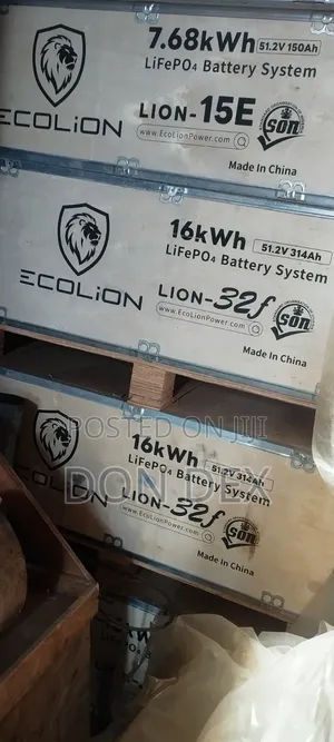16kwh 48v Ecolion Lithium Ion Battery
