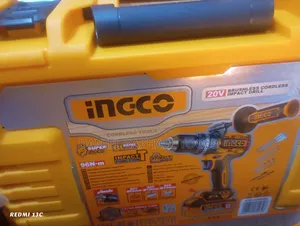 INGCO 20V Brushless Cordless Impact Drill 96Nm – 2×4.0Ah Battery