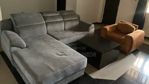 Full Set of L Shape Chair and Center Table (Standard)