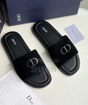 Christian Dior Leather Slippers