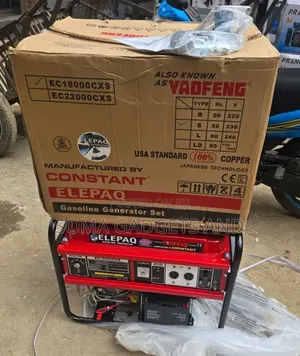 ☆¤Best Elepaq Constant Petrol Generator 7.5kva 100% Copper Coil